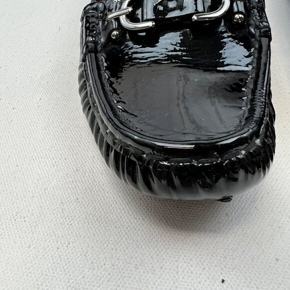 Donald J Pliner Women’s Viky Shiny Loafers Black Size 6.5 - Picture 5 of 10
